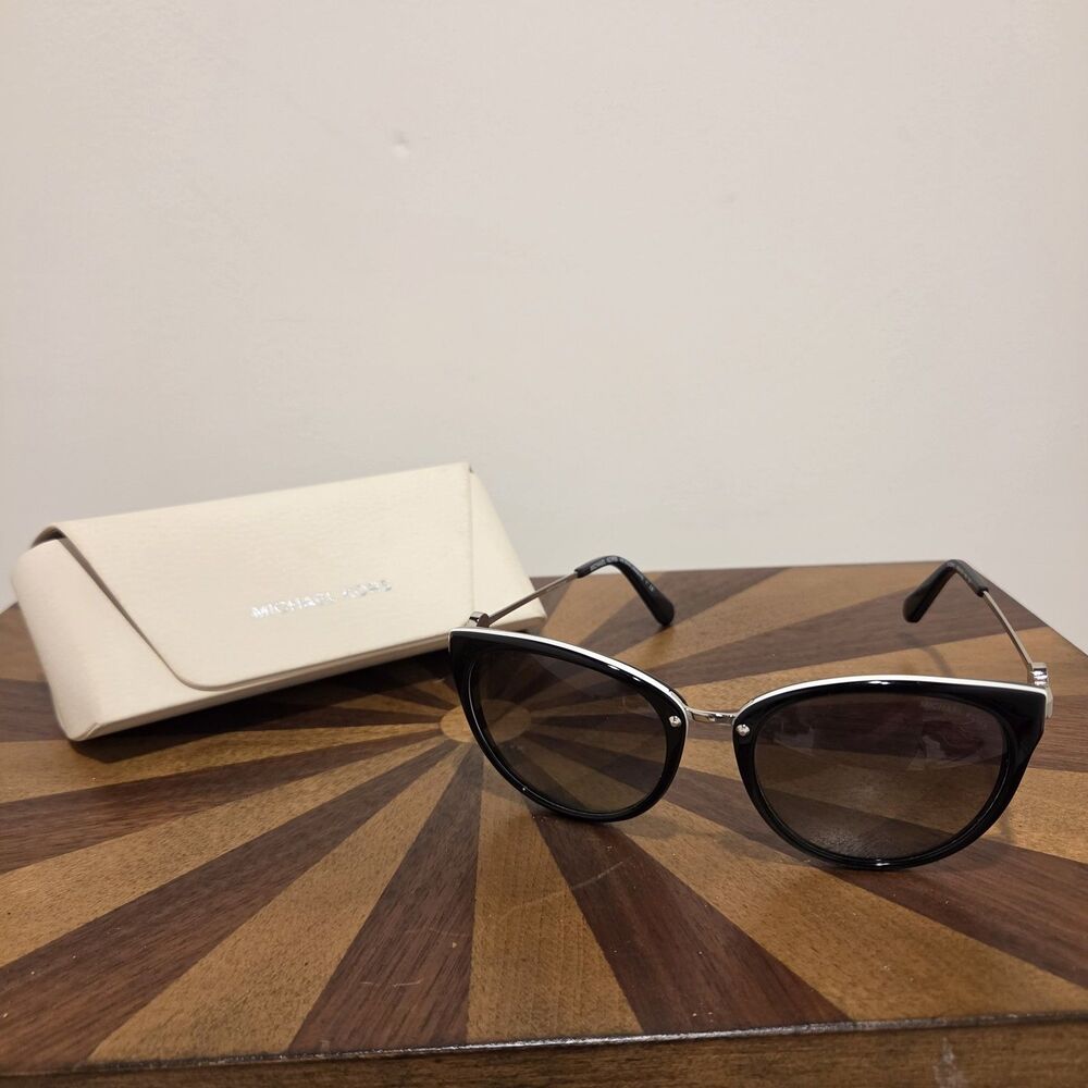 Michael Kors Abela III Sunglasses Frames Womens Case Blue Designer Shades